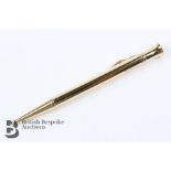 9ct Gold Baker's Pointer Propelling Pencil