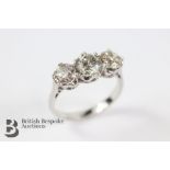 An 18ct White Gold Diamond Ring