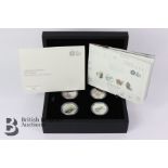 Royal Mint Silver Proof Four-Coin Collection