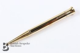 9ct Gold Baker's Pointer Propelling Pencil