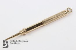 9ct Gold Telescopic Pencil