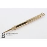 9ct Gold Telescopic Pencil