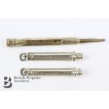 Silver Baker's Patent Pointer Propelling Pencil