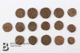 Indian Mughal Copper Coins