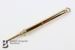 9ct Gold Telescopic Pencil