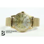 9ct Gold Longines Automatic Gents Wrist Watch