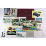 Quantity of Vintage Automobilia Promotional Brochures
