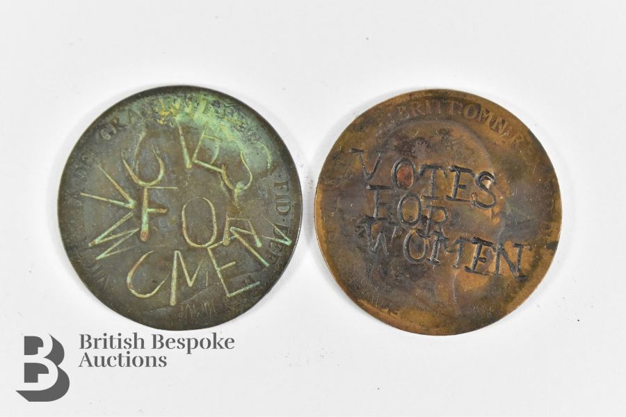 Suffragette Coins and Holloway Prison Pegs - Image 4 of 5