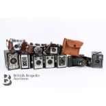 Quantity of Vintage Kodak Box Cameras