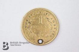 1863 One Dollar Coin