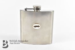 Stainless Steel Travelling and Motoring Spirits Flask