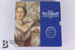 Royal Mint 2001 Victorian Anniversary Special Deluxe Edition Coin Set