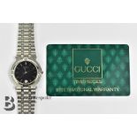 Gentleman's Stainless Steel Gucci Wrist Watch