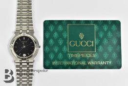 Gentleman's Stainless Steel Gucci Wrist Watch