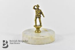 Brass Lifeboatman Car Mascot