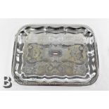 Gold Leaf Team Lotus Chrome Plated Hospitality Tray