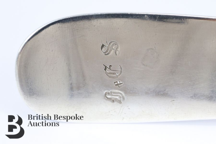 Norwegian Silver Basting Spoon - Image 4 of 4