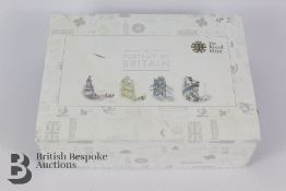 The Royal Mint Portrait of Britain £5 Silver Coin Set