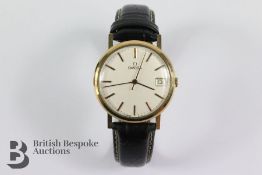 Gentleman's 9ct Gold Omega Wrist Watch