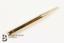 9ct Gold Baker's Pointer Propelling Pencil