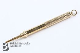 9ct Gold Telescopic Pencil