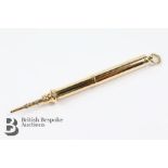 9ct Gold Telescopic Pencil