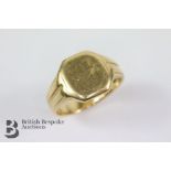 Gentleman's 18ct Gold Signet Ring