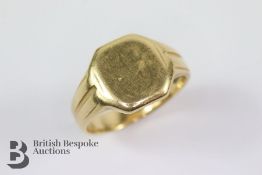 Gentleman's 18ct Gold Signet Ring