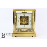 Jaeger-Le-Coultre Gilt Brass Atmos Perpetuelle Mantel Clock