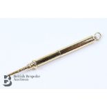 9ct Gold Telescopic Pencil,