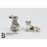 Two Silver Figurines