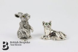 Two Silver Figurines