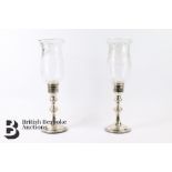 Pair of Silver Candle Holders