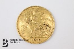 1912 George V Half Sovereign