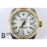 Ladies 18ct Gold and Stainless Steel Rolex Oyster Datejust