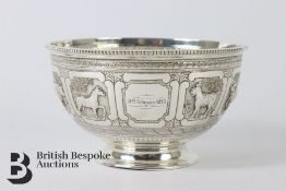 Victorian Silver Christening Bowl