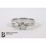 An 18ct White Gold Diamond Ring