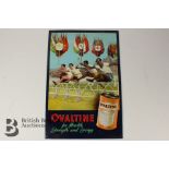 Authentic Metal Box Company Ovaltine Sign