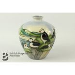 Carol Lovett for Moorcroft Puffin Vase