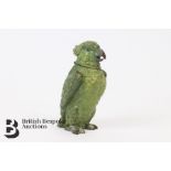 Cold Painted Bronze Amazon Parrot