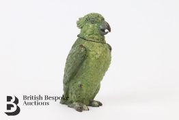 Cold Painted Bronze Amazon Parrot