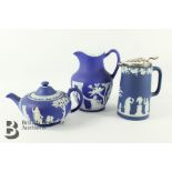Collection of Cobalt Wedgwood China