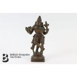 Southern Indian Bronze Statuette of Vishnu