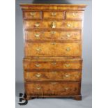 19th Century Mahogany Chest on Chest