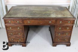 Mahogany Pedestal Desk