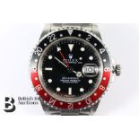 Gentleman's 2006 Rolex Stainless Steel GMT-Master II Coke Wrist Watch