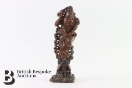 Antique Chinese Soapstone Carving