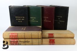 Eight Vintage Minute Books