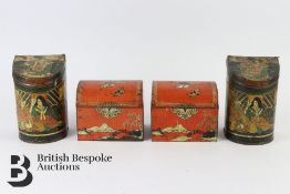 Pair of Early 20th Century Victory-V Confectionary Tins