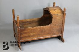 George II Provincial Oak Cradle